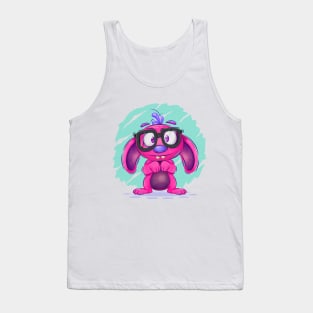 Shy cartoon monster Tank Top